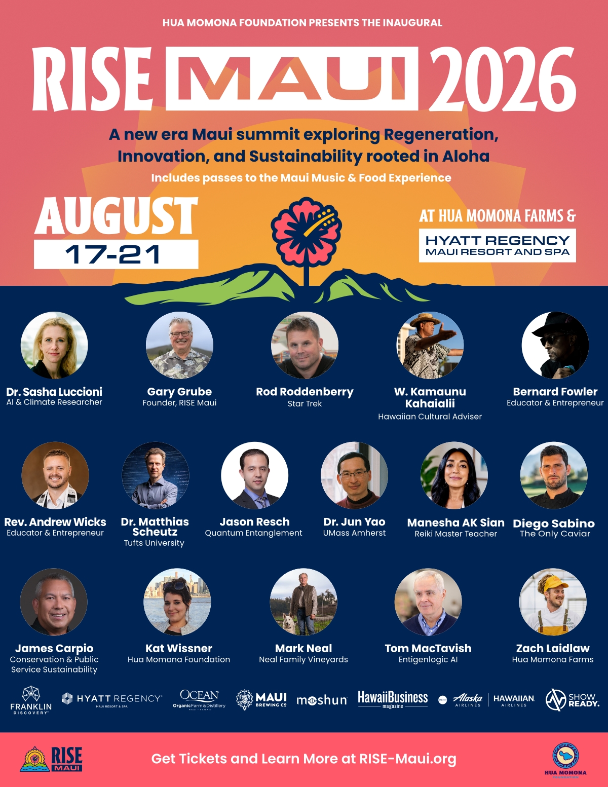 Rise Maui Summit Lineup